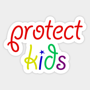 protect kids Sticker